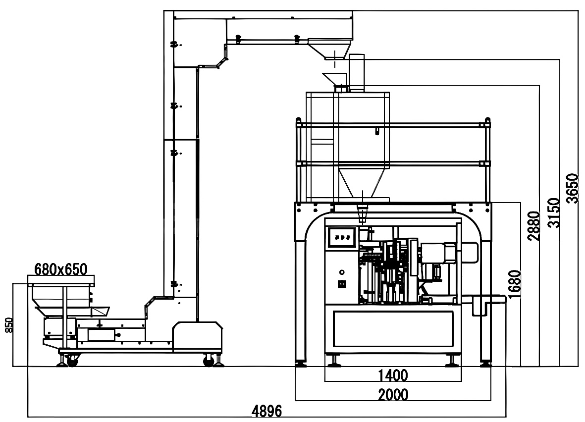 8-station Bag Packing Machine