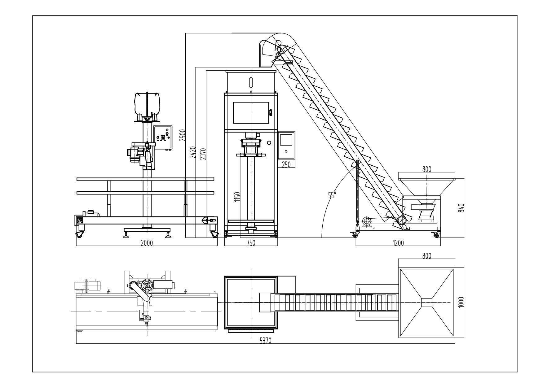 GMB-50kg Granule Weighing Filling Machine